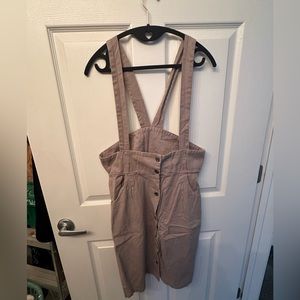 Vintage 90s Jackie O Cotton Overall Dress with buttons, size 11